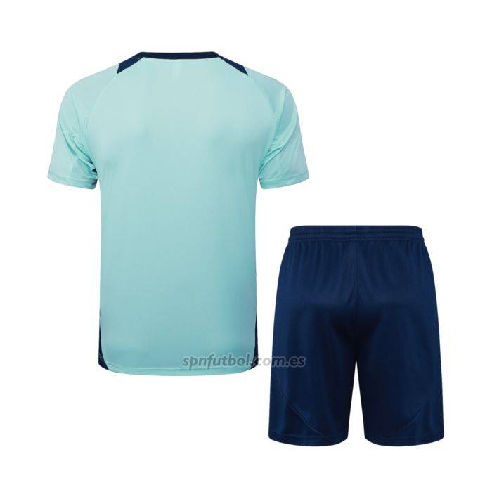 Chandal del Manchester United Manga Corta 2024-2025 Verde - Pantalon Corto